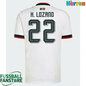 Mexiko Hirving Lozano #22 Replik Auswärtstrikot WM 2026 Kurzarm